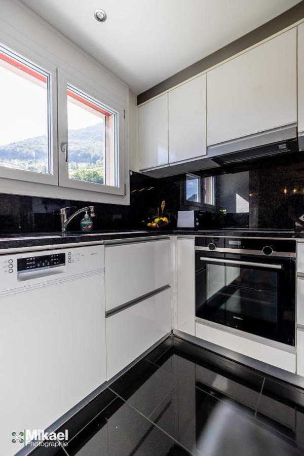 Gruyere Alpes Appartement 3 Chambres Bbq Parking Neirivue Luaran gambar