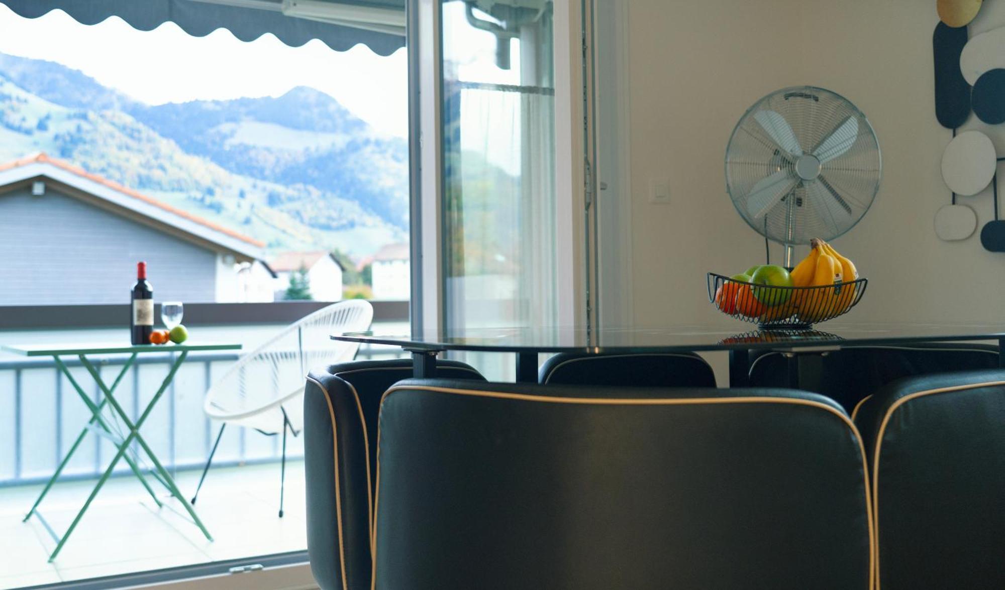 Gruyere Alpes Appartement 3 Chambres Bbq Parking Neirivue Luaran gambar