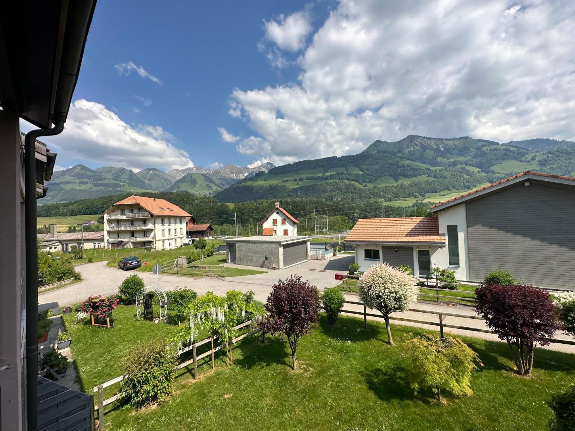 Gruyere Alpes Appartement 3 Chambres Bbq Parking Neirivue Luaran gambar