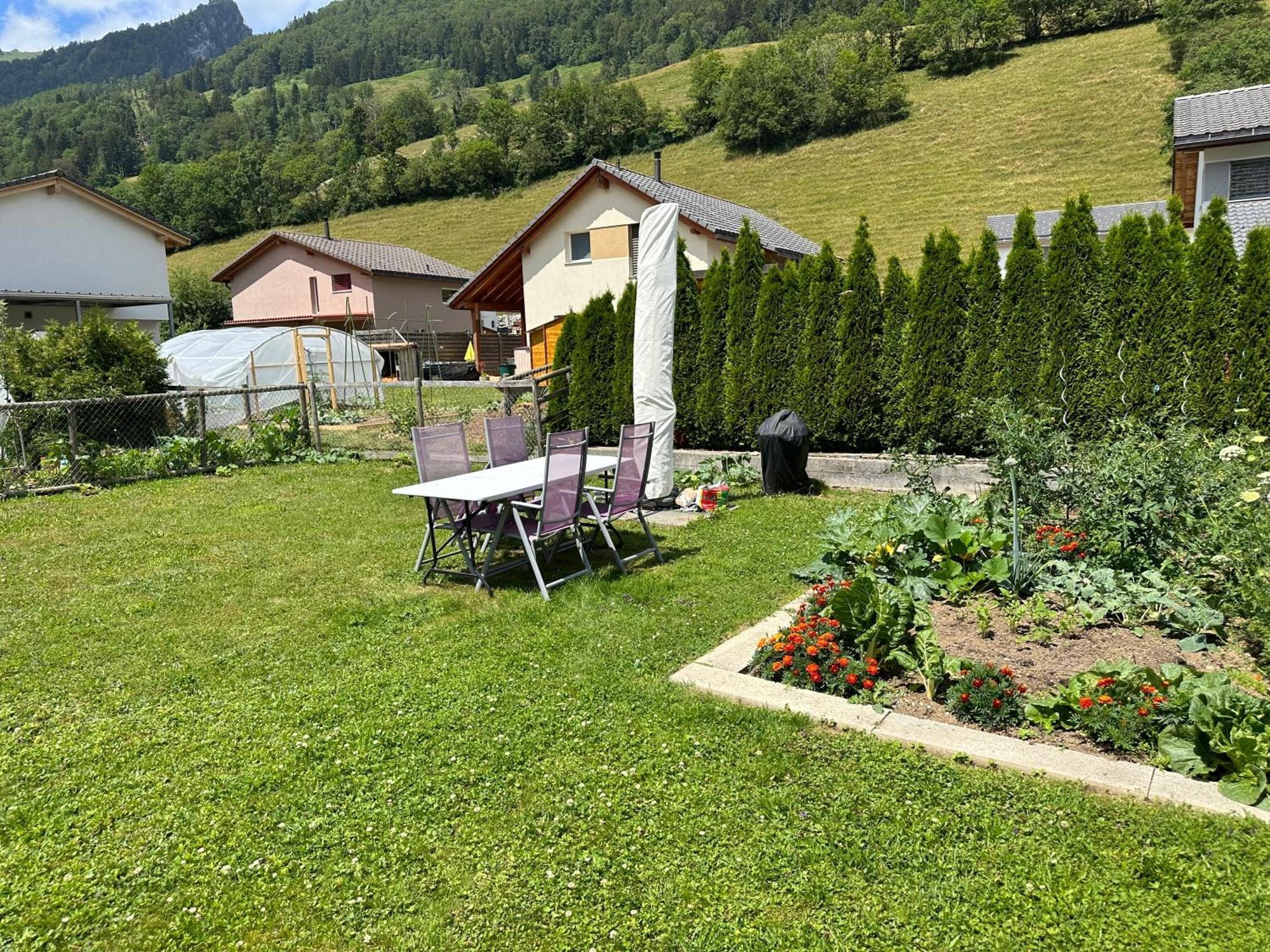 Gruyere Alpes Appartement 3 Chambres Bbq Parking Neirivue Luaran gambar